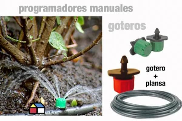 �Qu� elementos se usan en el riego autom�tico?