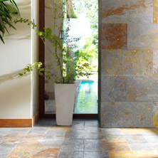 Características de los pisos de piedra pizarra