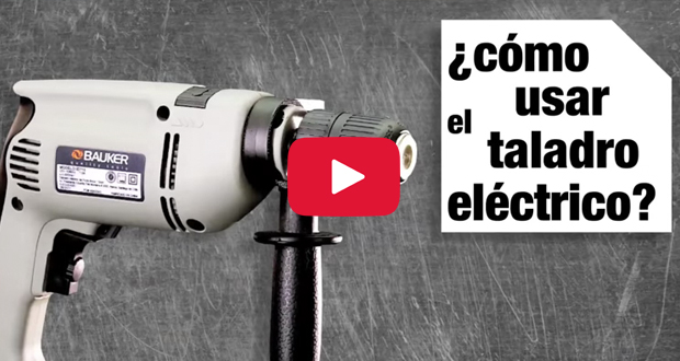 �C�mo usar el taladro?
