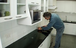 Cubierta de melamina da�ada