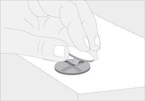 Uso de tapas pl�sticas para ocultar cabezas de soberbios