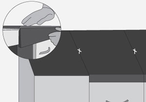 Pegar el porcelanto o cer�mica