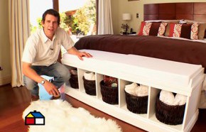 �C�mo construir una banqueta estanter�a de cama?