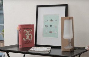 Recicla una caja de cart�n para iluminar