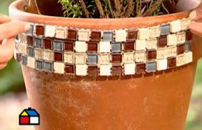 �C�mo cubrir maceteros con mosaicos?