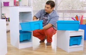 �C�mo hacer un estante con cajas pl�sticas?