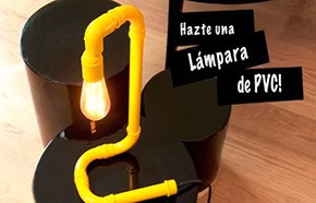 �C�mo hacer una l�mpara con tubos de PVC?