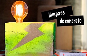 �C�mo hacer una l�mpara de concreto?
