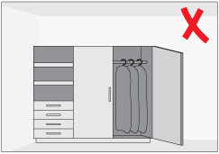 C�mo no iluminar el cl�set