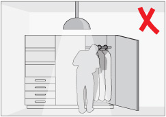 Gr�fica que muestra probemas con iluminaci�n exterior de cl�set 