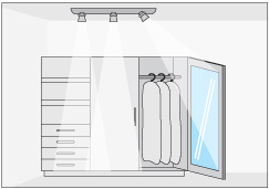 L�mpara con m�ltiples focos para iluminaci�n