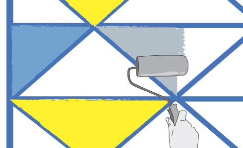 Pintar los tri�ngulos