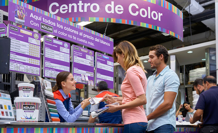 Preparaci�n de colores