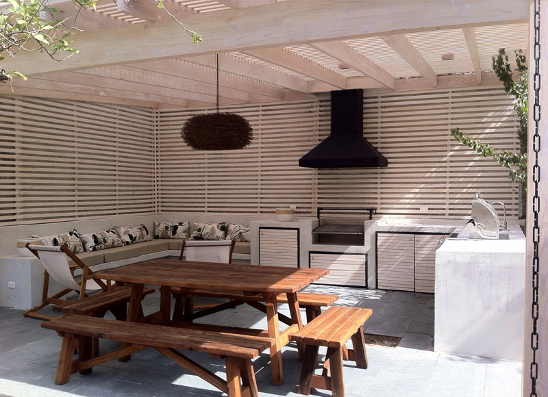 Servicio  Construcci�n de P�rgolas, Quinchos y Cobertizos