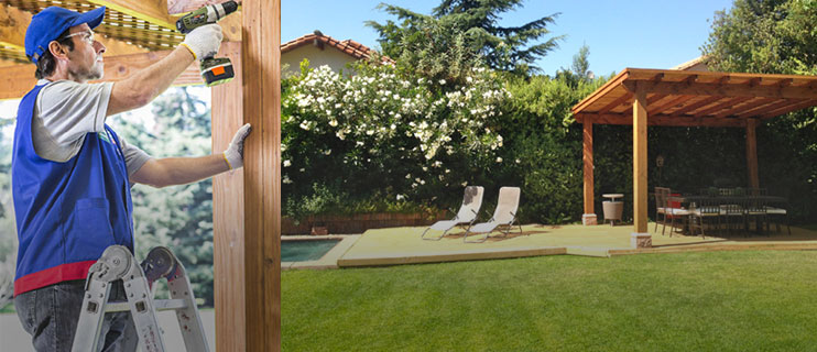 Servicio  Construcci�n de P�rgolas, Quinchos y Cobertizos